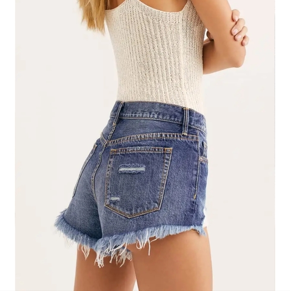 Free People denim short - Picture 2 of 5